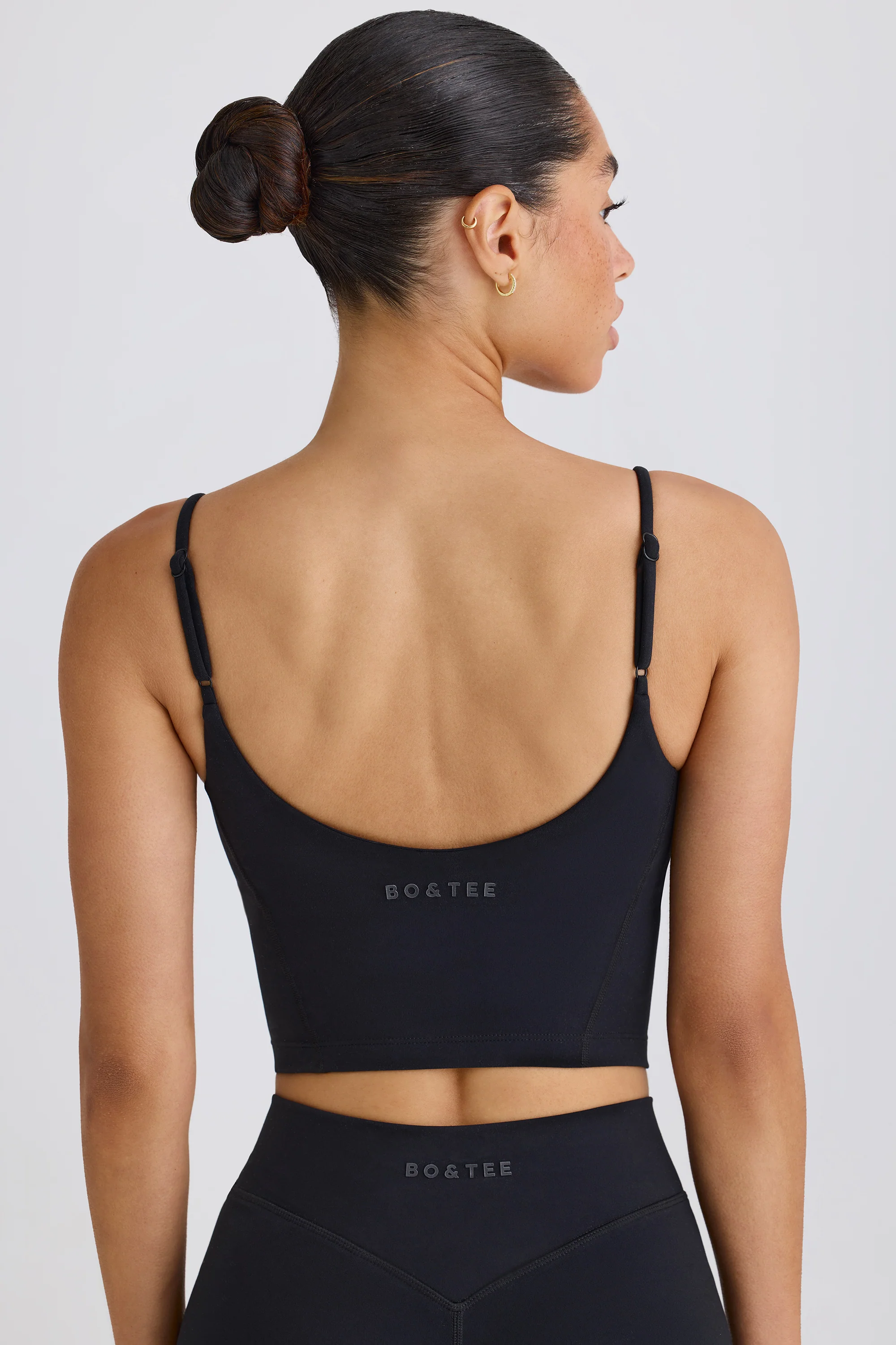 Soft Active Tank Top in Black - Image 3