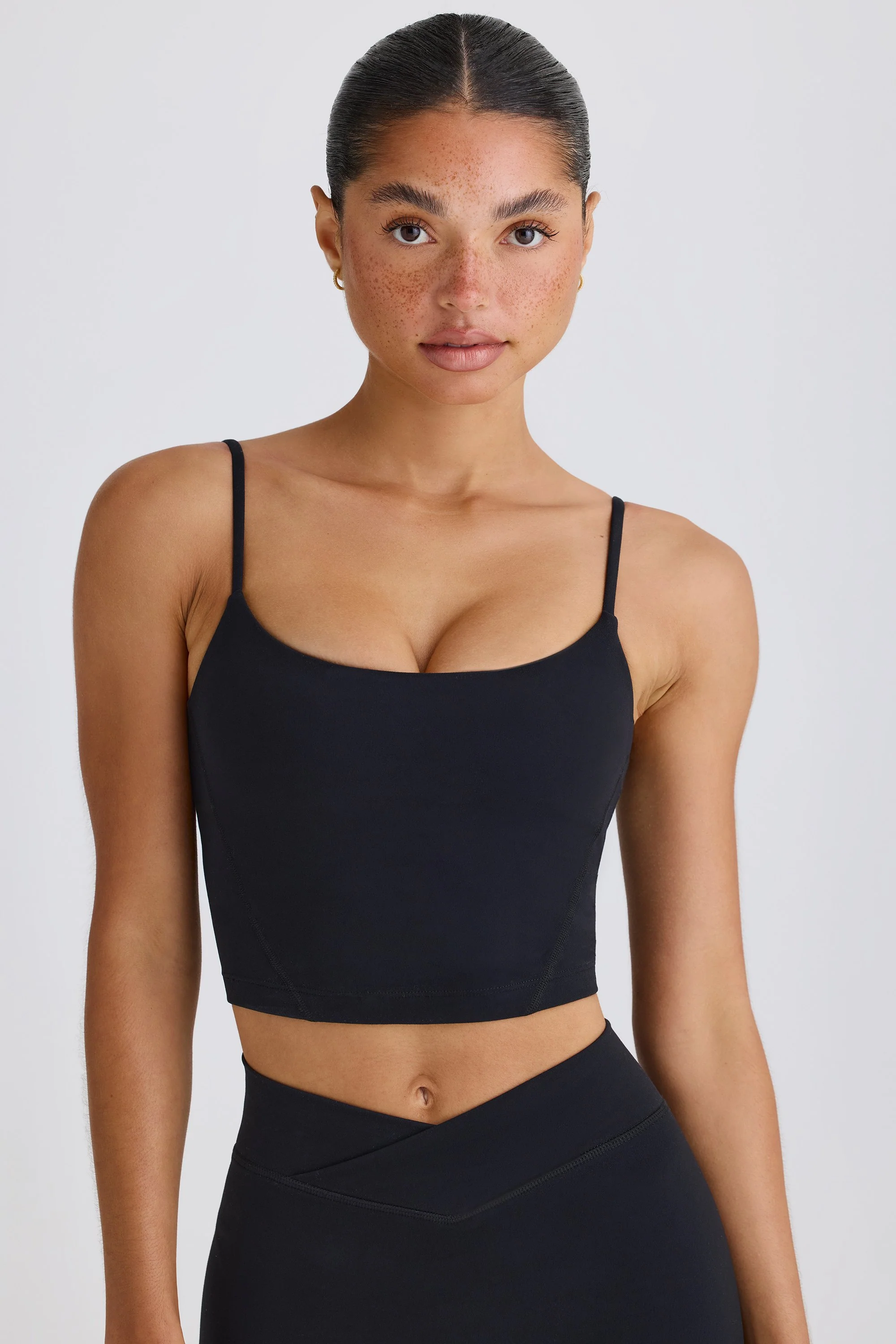 Soft Active Tank Top in Black - Image 4