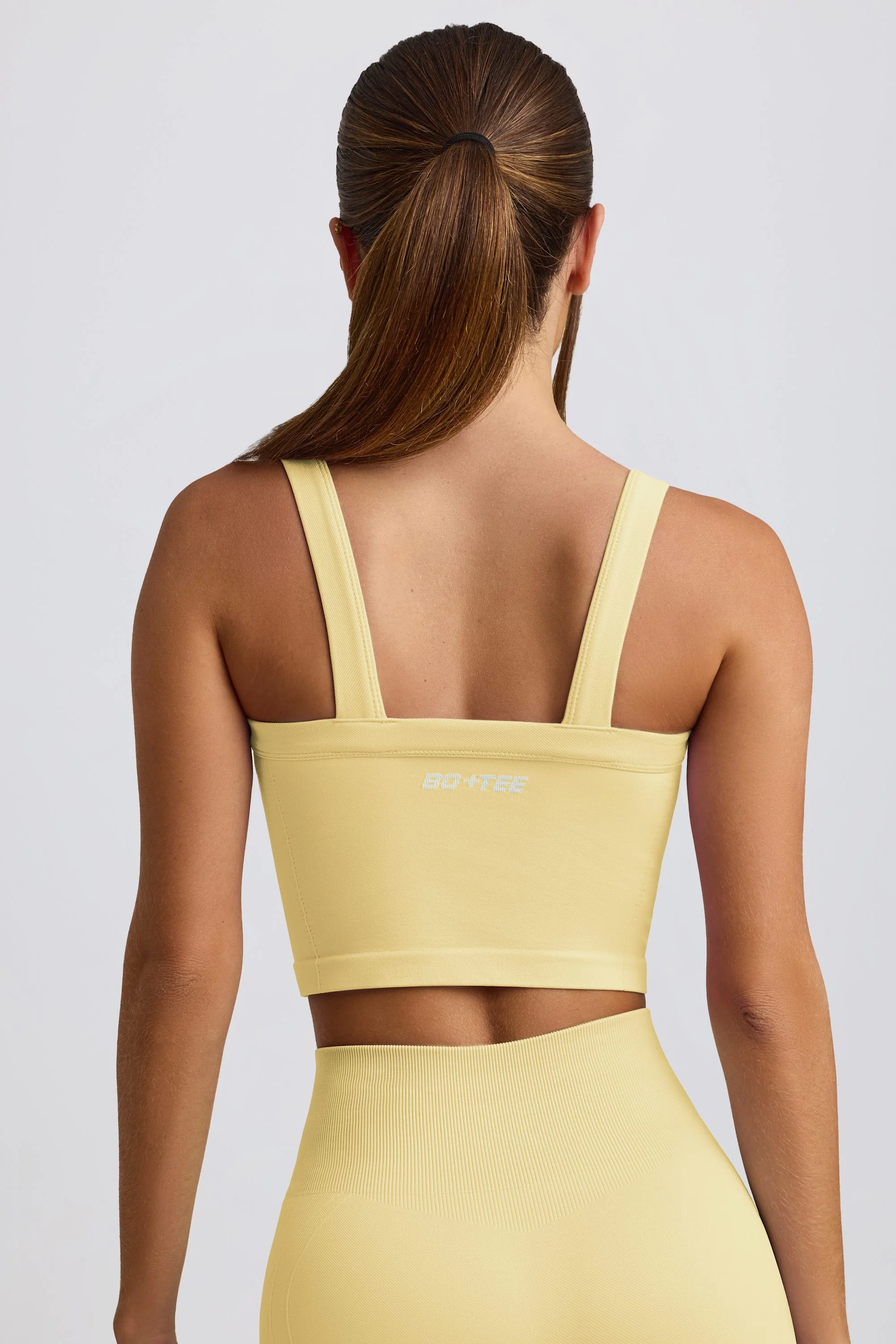Super Sculpt Seamless Longline Camisole Top in Butter Yellow - Image 2